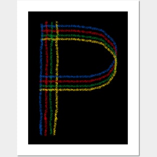 The letter P! Posters and Art